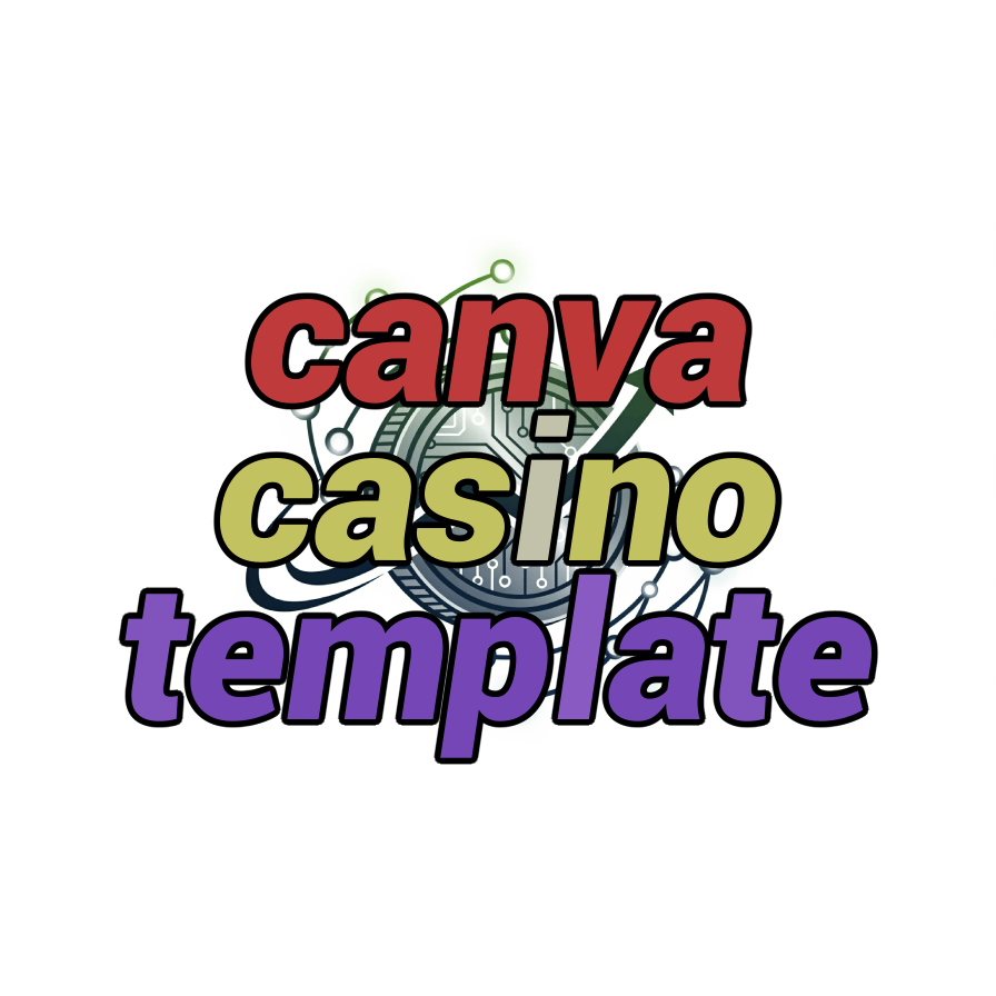 canva casino template